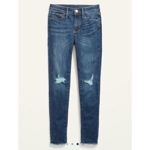 Old Navy High Waisted Rockstar 360° Stretch Jeggings, Dark Medium Wash, Size 14